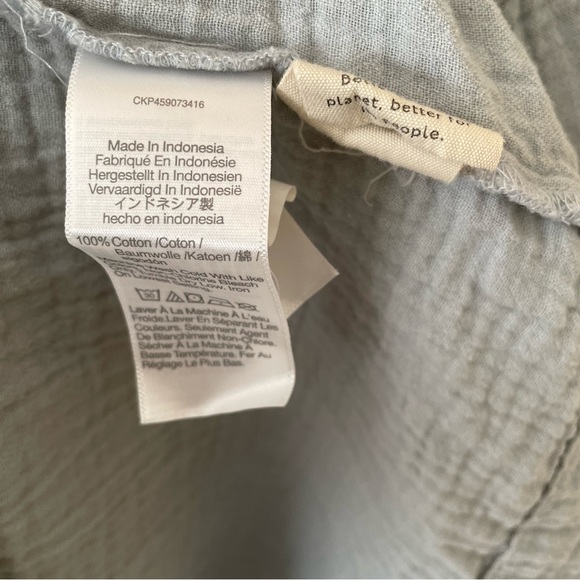 MADEWELL Lightspun Oversized Pajama Top (Top Only) - Picture 5 of 6